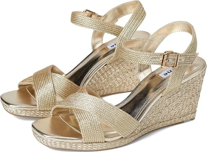 Dune London Kolden Women's Wedge Shoes Gold : 40 (US Women's 10) B - Medium