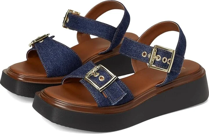 Dune London Loells Women's Shoes Navy : 38 (US Women's 8) B - Medium, Leather