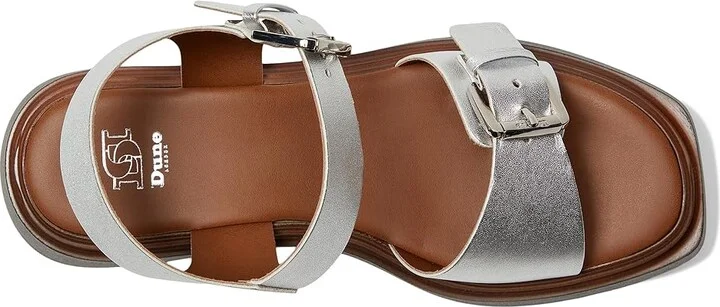 Dune London Loells Women's Shoes Silver : 39 (US Women's 9) B - Medium, Leather - Image 2