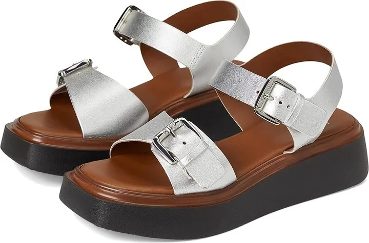Dune London Loells Women's Shoes Silver : 39 (US Women's 9) B - Medium, Leather