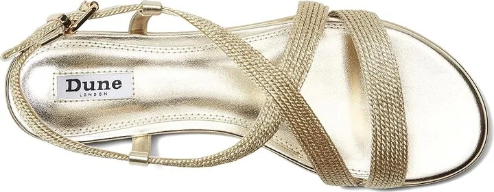 Dune London Lope Women's Sandals Gold : 39 (US Women's 9) B - Medium - Image 2