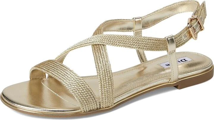 Dune London Lope Women's Sandals Gold : 39 (US Women's 9) B - Medium - Image 5