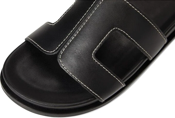 Dune London Loupa Women's Wedge Shoes Black : 41 (US Women's 11) B - Medium, Leather - Image 7