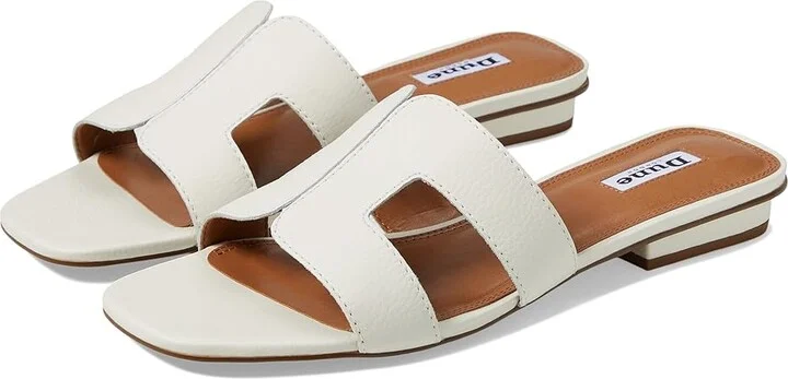 Dune London Loupe Women's Shoes White : 36 (US Women's 6) B - Medium, Leather