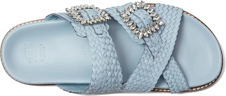 Dune London Lulos Women's Sandals Blue : 36 (US Women's 6) B - Medium, Leather - Image 2