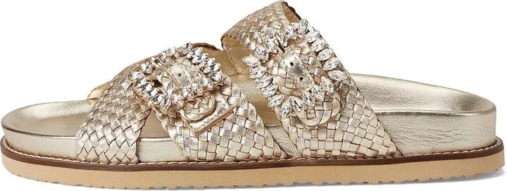 Dune London Lulos Women's Sandals Gold : 41 (US Women's 11) B - Medium, Leather - Image 6