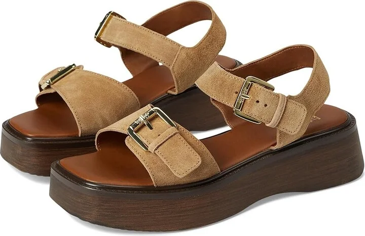 Dune London Luno Women's Dress Sandals Sand : 40 (US Women's 10) B - Medium, Suede