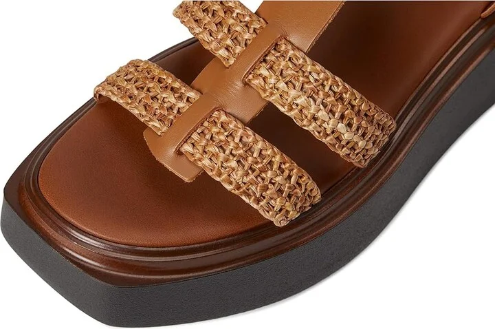 Dune London Lyons Women's Wedge Shoes Tan : 41 (US Women's 11) B - Medium, Leather - Image 7