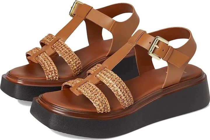 Dune London Lyons Women's Wedge Shoes Tan : 41 (US Women's 11) B - Medium, Leather