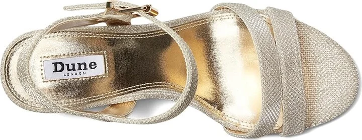 Dune London Merisa Women's Wedge Shoes Gold : 40 (US Women's 10) B - Medium, Synthetic - Image 2