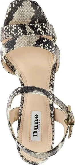 Dune London Molten Women's Sandals Natural : 39 (US Women's 9) B - Medium, Leather - Image 2