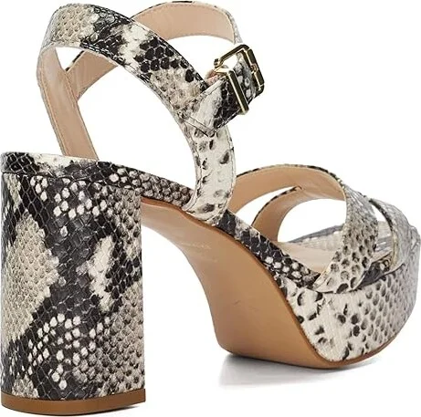 Dune London Molten Women's Sandals Natural : 39 (US Women's 9) B - Medium, Leather - Image 3
