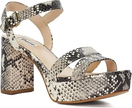 Dune London Molten Women's Sandals Natural : 39 (US Women's 9) B - Medium, Leather