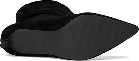 Dune London Slouch Women's Boots Black Suede : 37 (US Women's 7) B - Medium, Rubber/Suede/Textile - Image 3