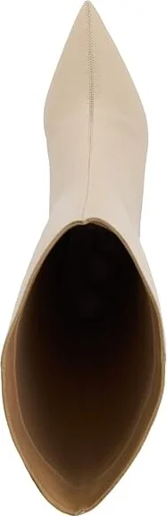 Dune London Smooth Women's Boots Ecru Leather : 36 (US Women's 6) B - Medium - Image 2