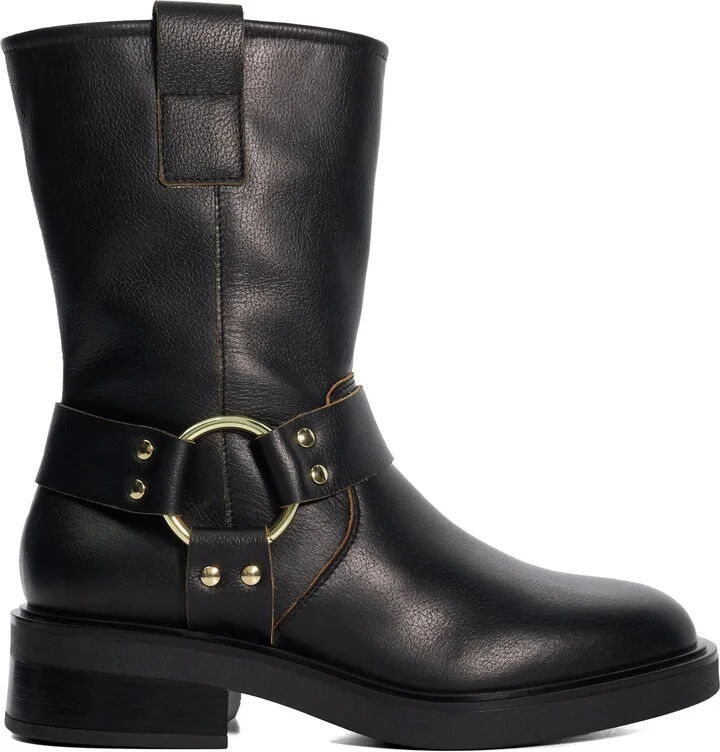 Dune London Women's Pally Motorcycle Boot