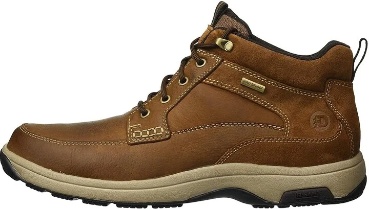 Dunham 8000 Mid Boot Men's Lace-up Boots Tan : 9 D (M), Leather - Image 7