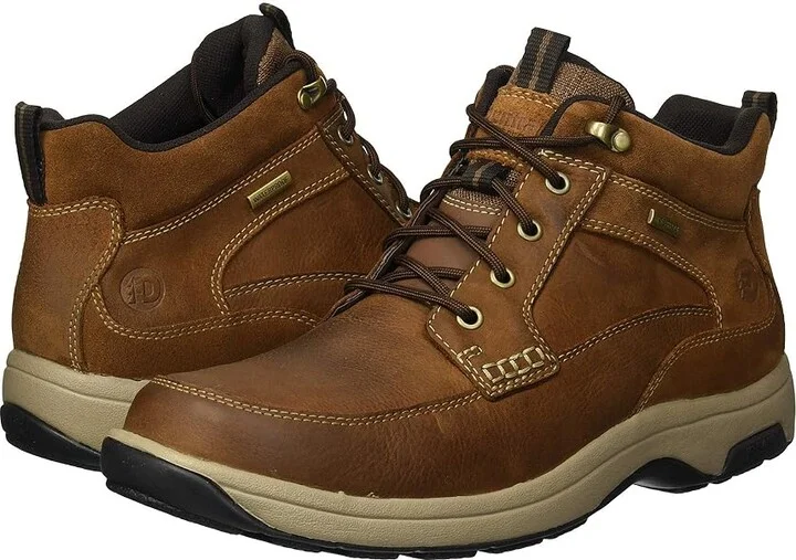 Dunham 8000 Mid Boot Men's Lace-up Boots Tan : 9 D (M), Leather