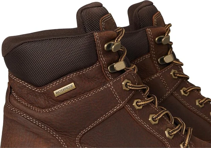 Dunham 8000 Works 6 in Plain Toe Waterproof Boot Men's Shoes Medium Natural Leather : 9 D (M) - Image 7