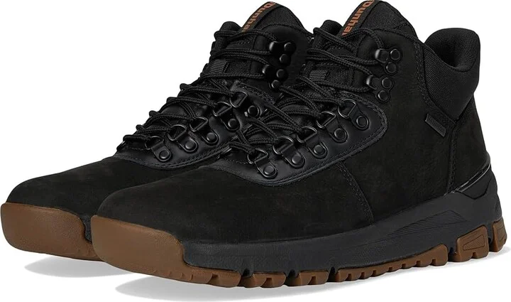 Dunham Alpine Mid Boots Men's Boots Black Leather : 8 4E, Leather/Rubber