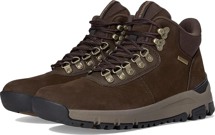 Dunham Alpine Mid Boots Men's Boots Dark Brown Leather : 9 6E, Leather/Rubber