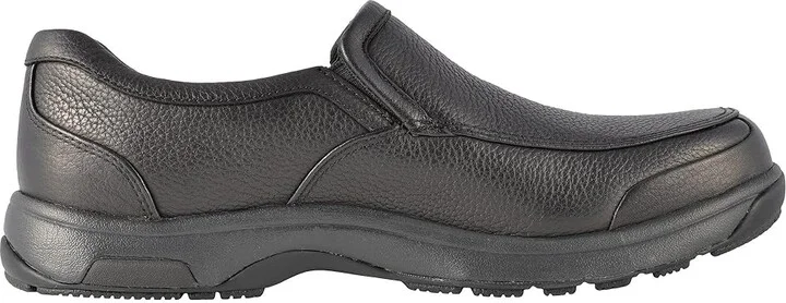 Dunham Battery Park Slip-On Men's Slip on Shoes Black Polished Leather : 8 D (M) - Image 8