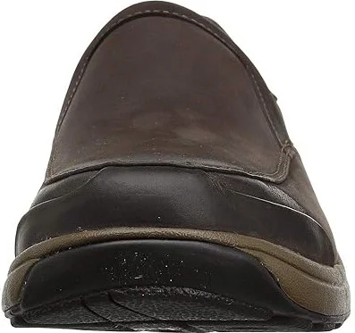 Dunham Battery Park Slip-On Men's Slip on Shoes Brown Nubuck : 9 D (M), Full Grain leather - Image 6