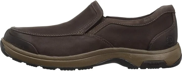 Dunham Battery Park Slip-On Men's Slip on Shoes Brown Nubuck : 9 D (M), Full Grain leather - Image 7