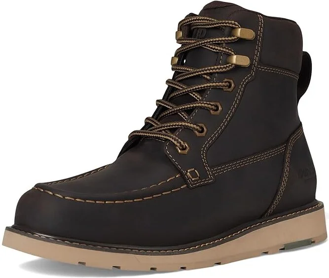 Dunham Brisco Men's Boots Dark Brown Leather : 9 2E, EVA/Lace/Leather - Image 5