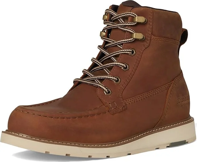 Dunham Brisco Men's Boots Medium Natural Leather : 8 4E, EVA/Lace/Leather - Image 5
