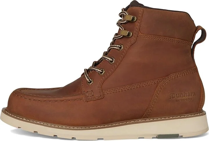 Dunham Brisco Men's Boots Medium Natural Leather : 8 4E, EVA/Lace/Leather - Image 6