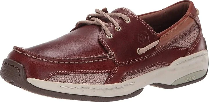 Dunham Captain Men's Slip on Shoes Brown : 7 D (M), Leather/Mesh - Image 2