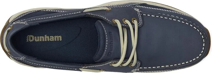 Dunham Captain Men's Slip on Shoes Dark Blue Nubuck : 13 4E, Leather/Mesh - Image 2
