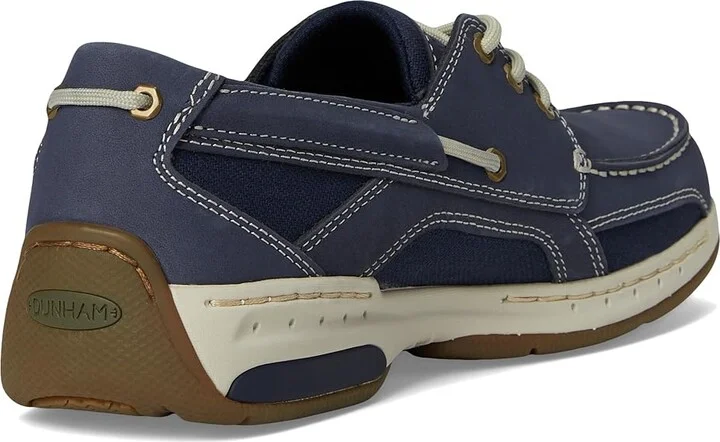 Dunham Captain Men's Slip on Shoes Dark Blue Nubuck : 13 4E, Leather/Mesh - Image 4
