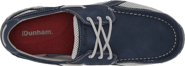 Dunham Captain Men's Slip on Shoes Navy Nubuck : 7 D (M), Leather/Mesh - Image 3