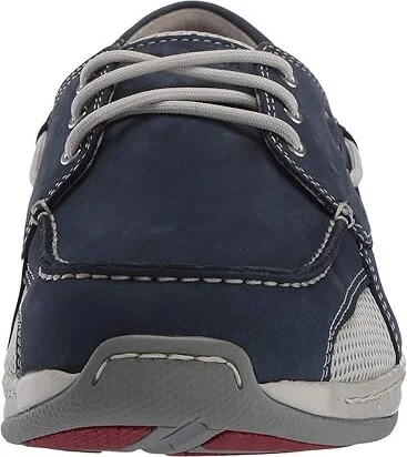 Dunham Captain Men's Slip on Shoes Navy Nubuck : 7 D (M), Leather/Mesh - Image 6