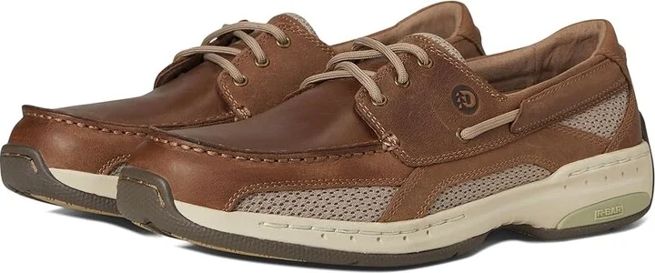 Dunham Captain Men's Slip on Shoes Tan Leather : 7 D (M), Leather/Mesh