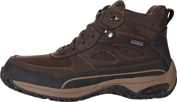 Dunham Cloud Plus Mid II Waterproof Boot Men's Shoes Brown Leather : 8 2E, Leather/Synthetic - Image 6