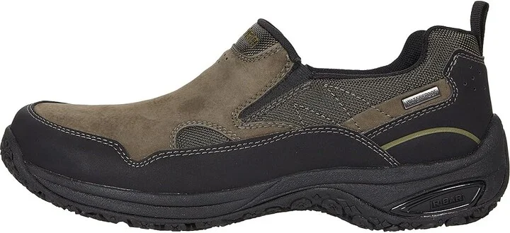 Dunham Cloud Plus Waterproof Slip-On Men's Shoes Breen Nubuck : 7.5 4E, Textile/Suede - Image 6