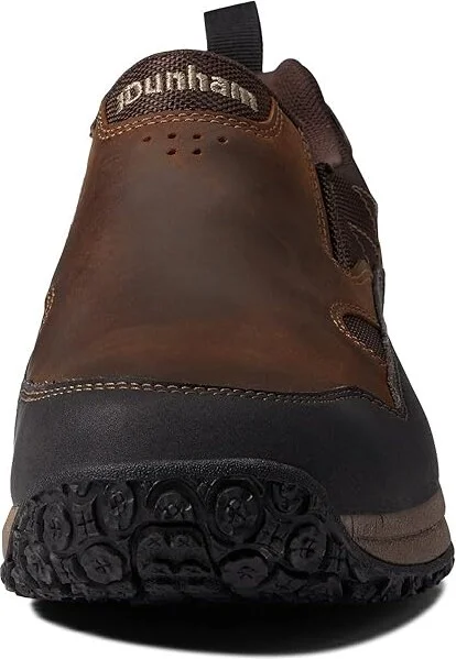 Dunham Cloud Plus Waterproof Slip-On Men's Shoes Brown Leather : 7 4E, Textile/Leather - Image 5