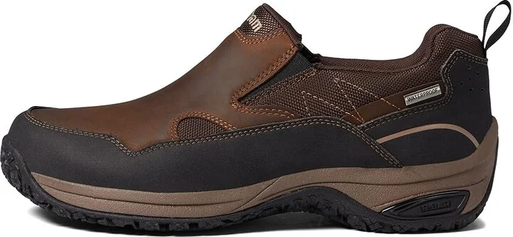 Dunham Cloud Plus Waterproof Slip-On Men's Shoes Brown Leather : 7 4E, Textile/Leather - Image 6