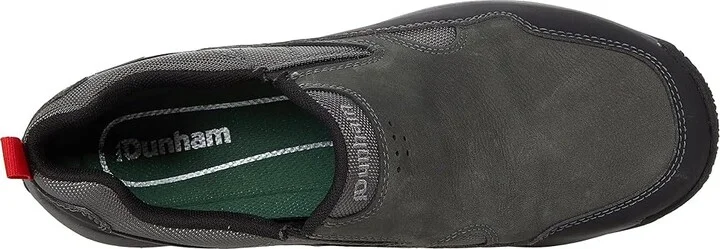 Dunham Cloud Plus Waterproof Slip-On Men's Shoes Grey : 8 2E, Textile/Leather - Image 2