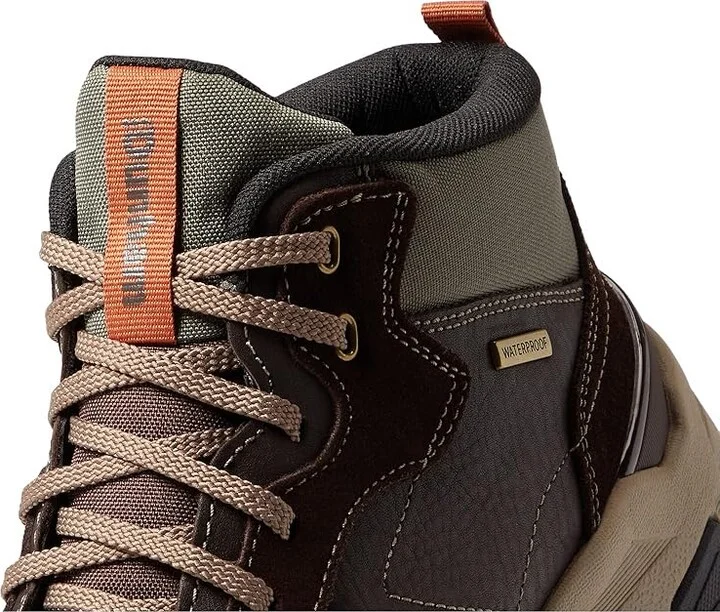 Dunham Glastonbury Waterproof Mid Boot Men's Shoes Brown : 8.5 D (M), Synthetic/Leather - Image 6