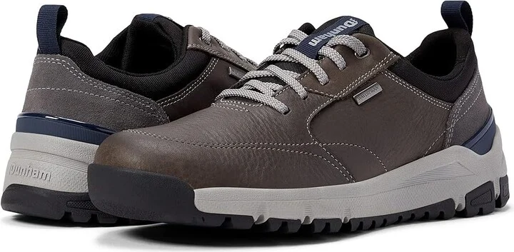 Dunham Glastonbury Waterproof UBal II Men's Shoes Steel Grey : 9 D (M), Leather