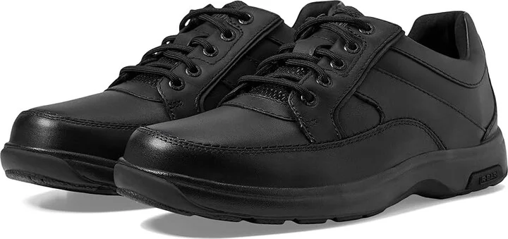 Dunham Midland Oxford Waterproof Men's Lace up casual Shoes Black Polished Leather : 9 B (N)