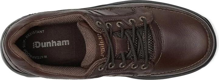 Dunham Midland Oxford Waterproof Men's Lace up casual Shoes Brown Polished Leather : 9 B (N) - Image 3