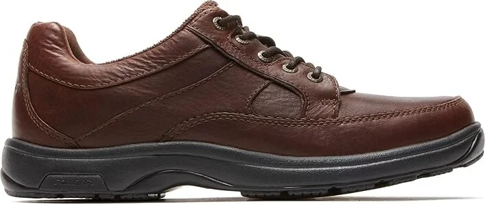 Dunham Midland Oxford Waterproof Men's Lace up casual Shoes Brown Polished Leather : 9 B (N) - Image 8