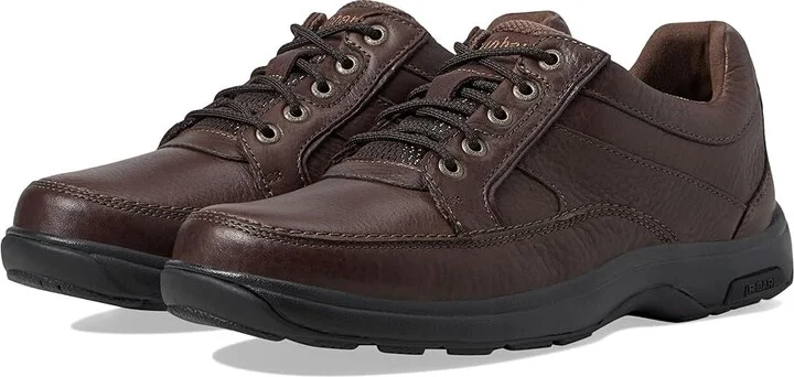 Dunham Midland Oxford Waterproof Men's Lace up casual Shoes Brown Polished Leather : 9 B (N)