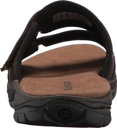 Dunham Newport Slide Men's Sandals Dark Brown : 9 D (M), Leather - Image 5