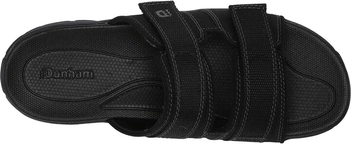 Dunham Newport Slide Water Friendly Men's Shoes Black : 7 D (M), Textile - Image 3